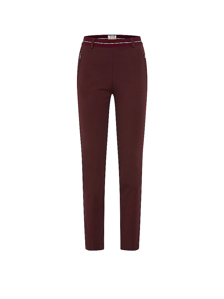 RAPHAELA BY BRAX Businesshose LILLYTH dunkelrot | 36 (kurz)