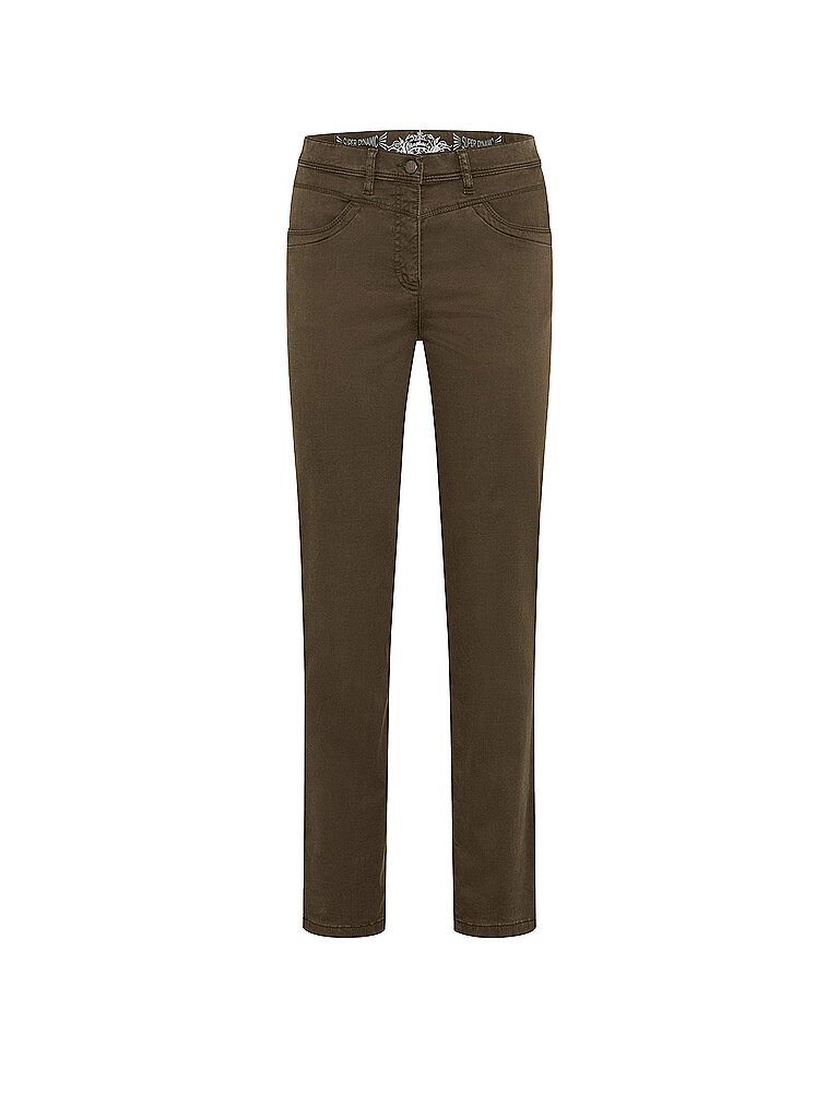 RAPHAELA BY BRAX Hose LAURA NEW olive | 42 (kurz)