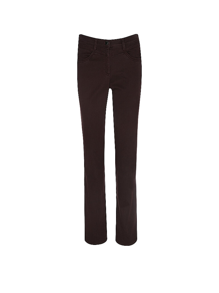 RAPHAELA BY BRAX Hose LAURA NEW dunkelrot | 36 (kurz)