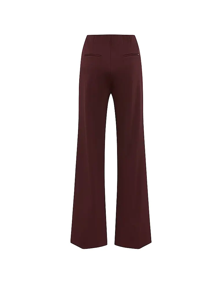RAPHAELA BY BRAX | Hose Flared Fit LILLYTH  | dunkelrot