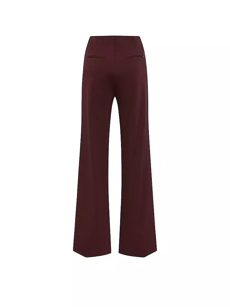 RAPHAELA BY BRAX | Hose Flared Fit LILLYTH | dunkelrot