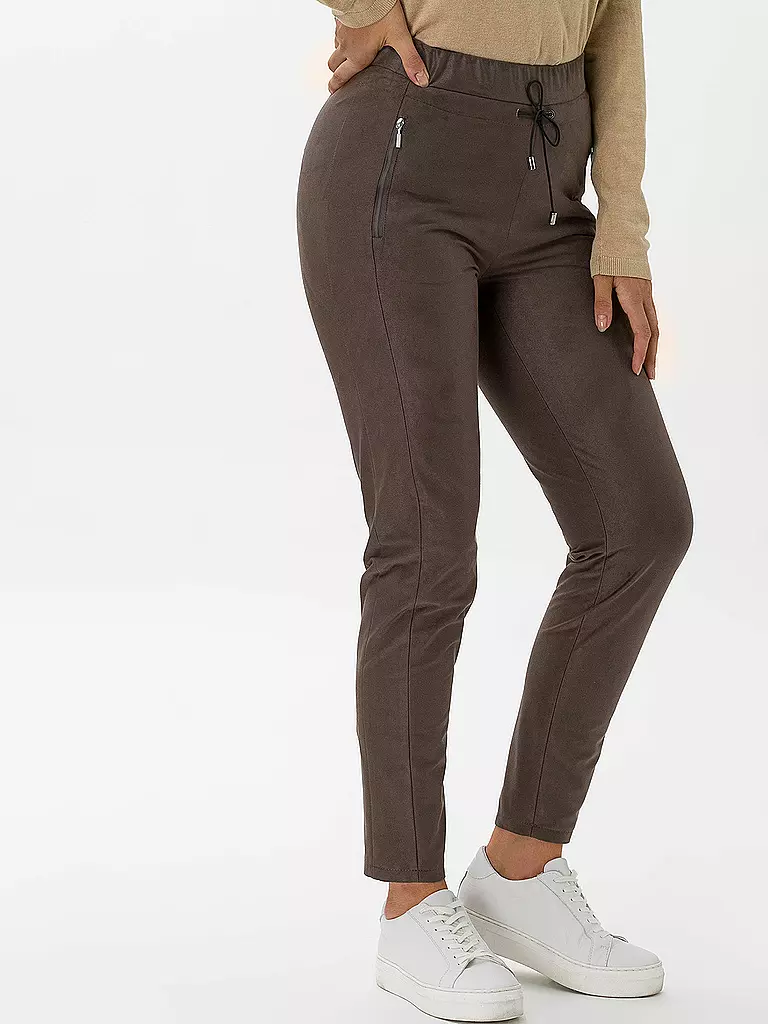 RAPHAELA BY BRAX | Hose Jogging Fit PEGGY | braun