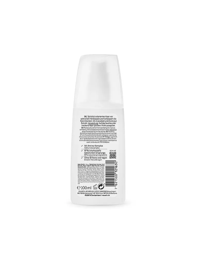 RAUSCH | Farbschutz-Spray mit Avocado 100ml | keine Farbe