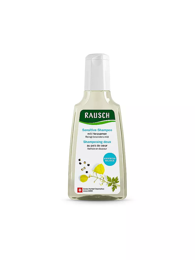 RAUSCH | Sensitive-Shampoo mit Herzsamen 200ml | keine Farbe