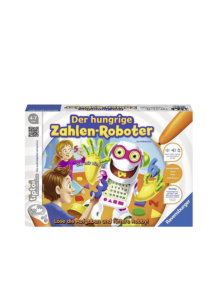 RAVENSBURGER Tiptoi - Der hungrige Zahlenroboter