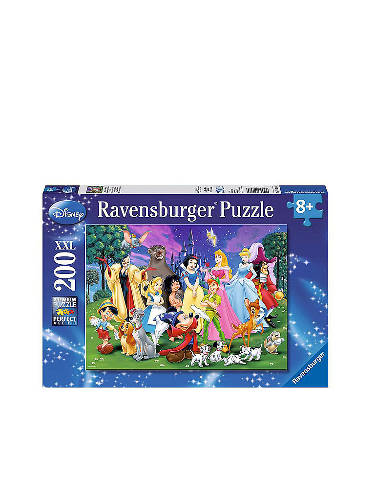 Ravensburger Kinderpuzzle - Disney Klassiker Disney Lieblinge 200 Teile