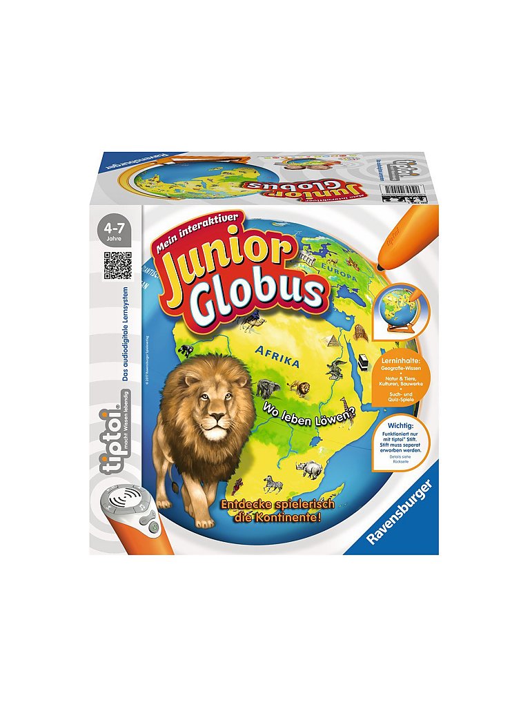 RAVENSBURGER Tiptoi Mein interaktiver Junior Globus