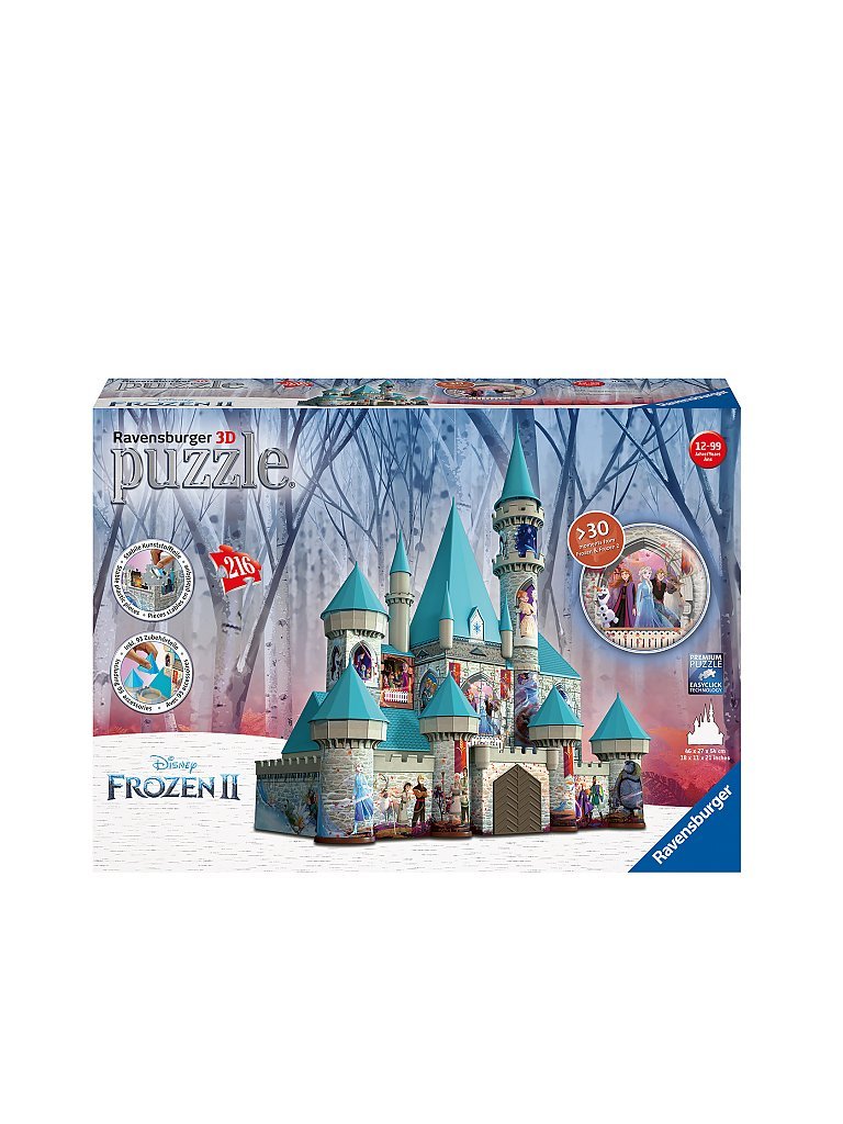 ravensburger 3d puzzle bawerke - disney frozen 2 schloss