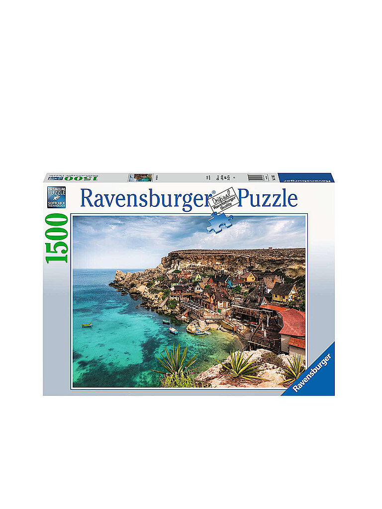 ravensburger puzzle - popey village, malta 1500 teile