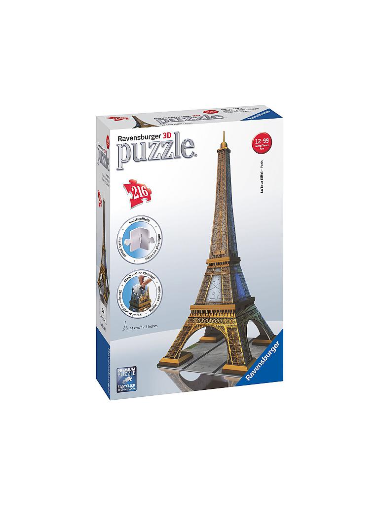 RAVENSBURGER | 3D Puzzle - Eifelturm 216-teilig  | transparent