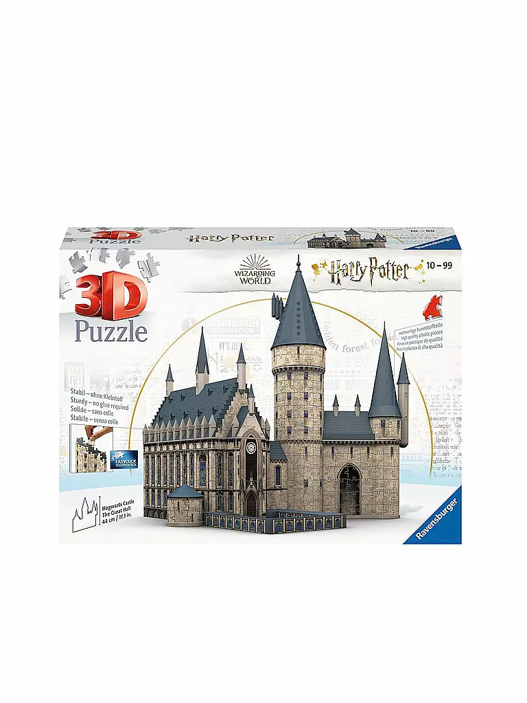 RAVENSBURGER | 3D Puzzle - Harry Potter Hogwarts Schloss | keine Farbe