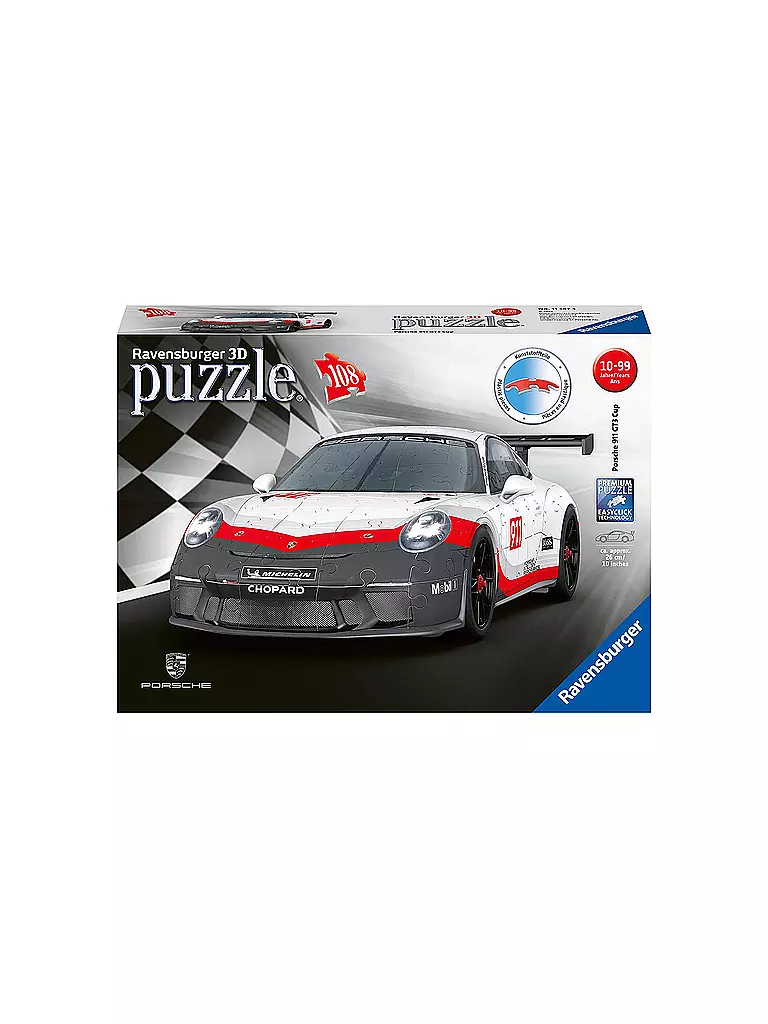 RAVENSBURGER | 3D Puzzle - Porsche 911 GT3 Cup | keine Farbe