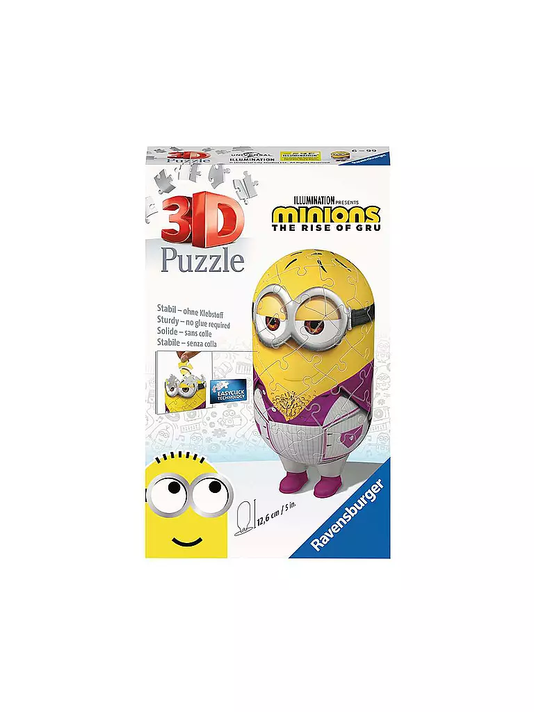 RAVENSBURGER | 3D Puzzle Minion Disco 11229 - Minions 2 - 54 Teile | keine Farbe