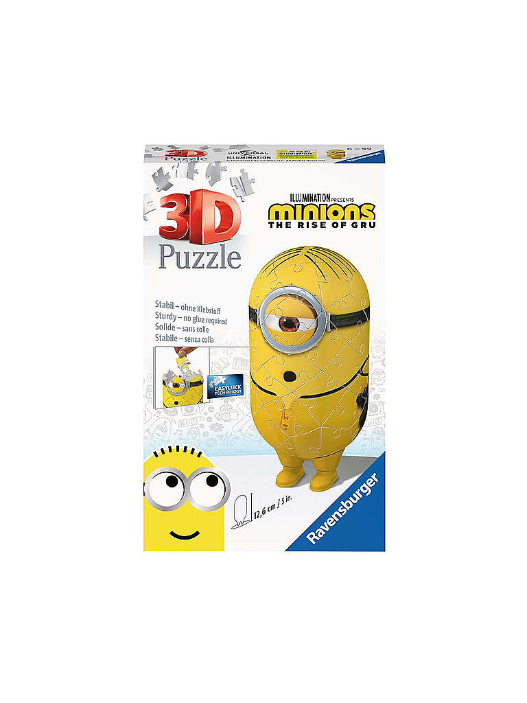 RAVENSBURGER | 3D Puzzle Minion Kung Fu 11230 - Minions 2 - 54 Teile | keine Farbe