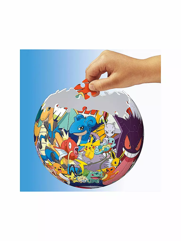 RAVENSBURGER | 3D Puzzleball Pokemon  72 Teile | keine Farbe