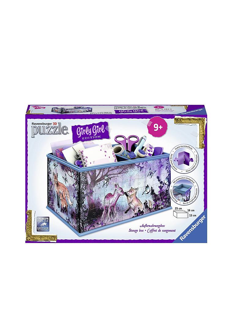 RAVENSBURGER | 3D-Puzzle - Girly Girl Edition Aufbewahrungsbox - Animal Trend 216 Teile | keine Farbe