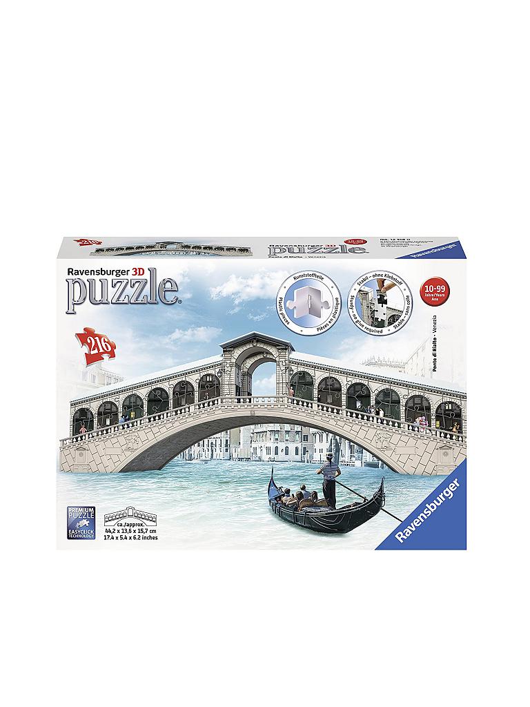 RAVENSBURGER | 3D-Puzzle - Rialtobrücke (216 Teile) | keine Farbe