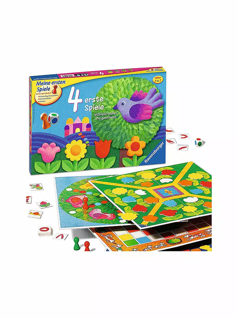 RAVENSBURGER | 4 erste Spiele - Spielesammlung | keine Farbe
