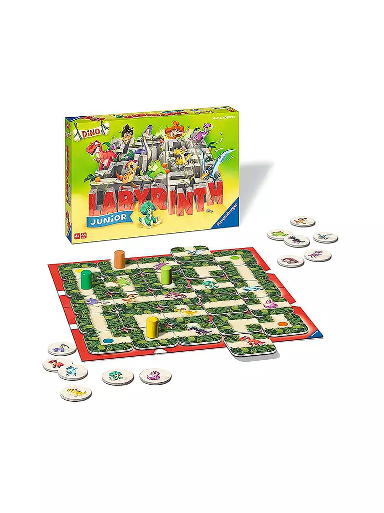 RAVENSBURGER | Brettspiel - Dino Junior Labyrinth | keine Farbe