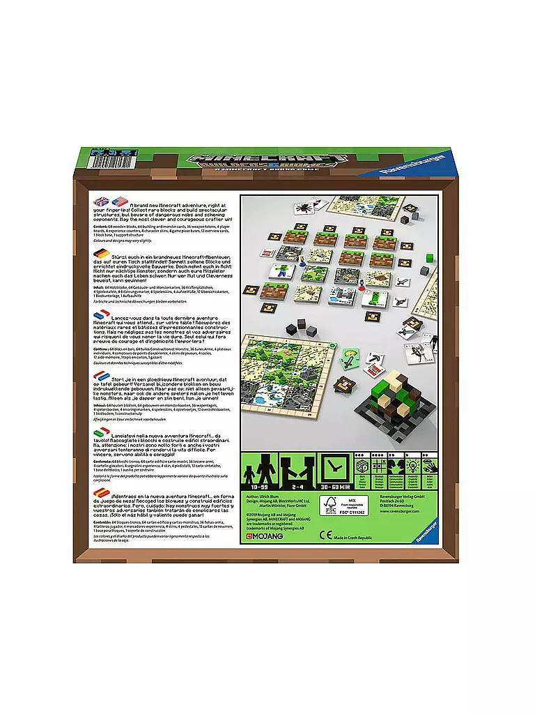 RAVENSBURGER - & Farbe Minecraft keine Brettspiel Biomes Builders