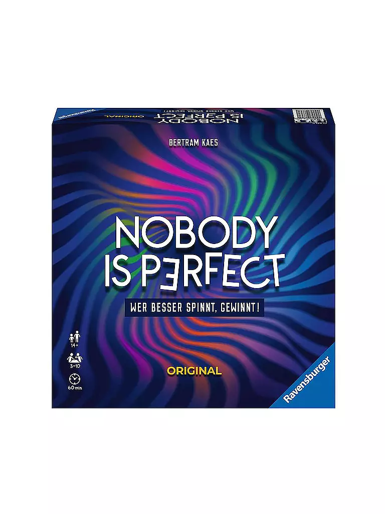 RAVENSBURGER | Brettspiel - Nobody is perfect Original | keine Farbe