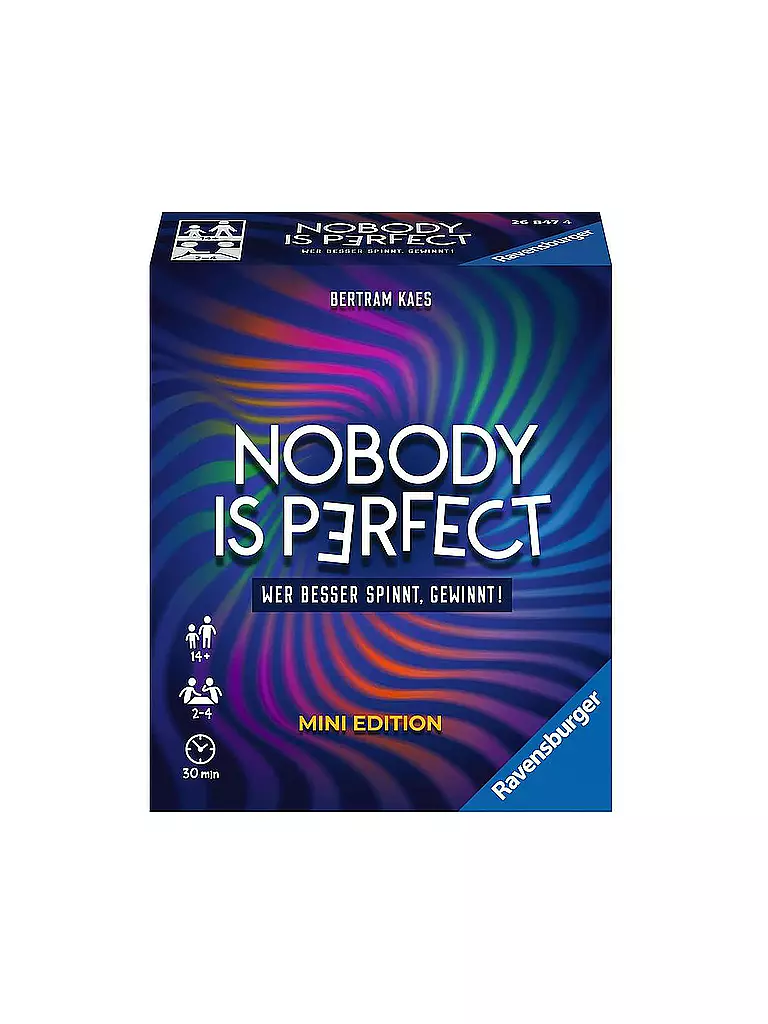 RAVENSBURGER | Brettspiel- Nobody is perfect Mini Edition | keine Farbe