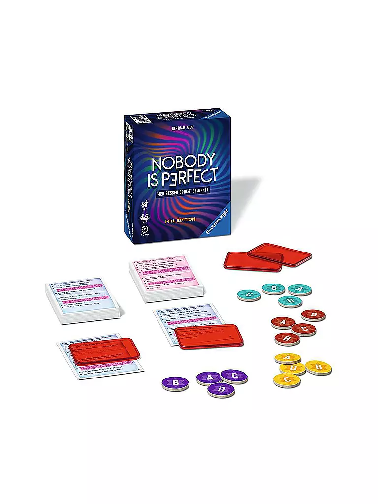 RAVENSBURGER | Brettspiel- Nobody is perfect Mini Edition | keine Farbe