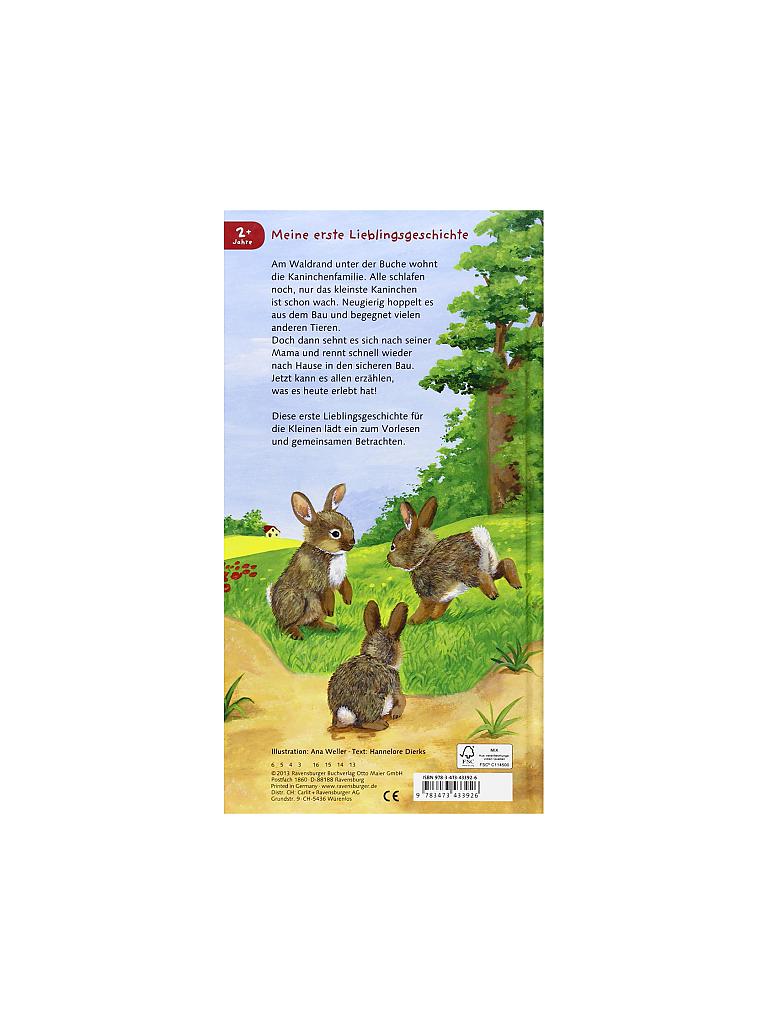 RAVENSBURGER | Buch - Ich bin das kleine Kaninchen (Ana Weller) | 
