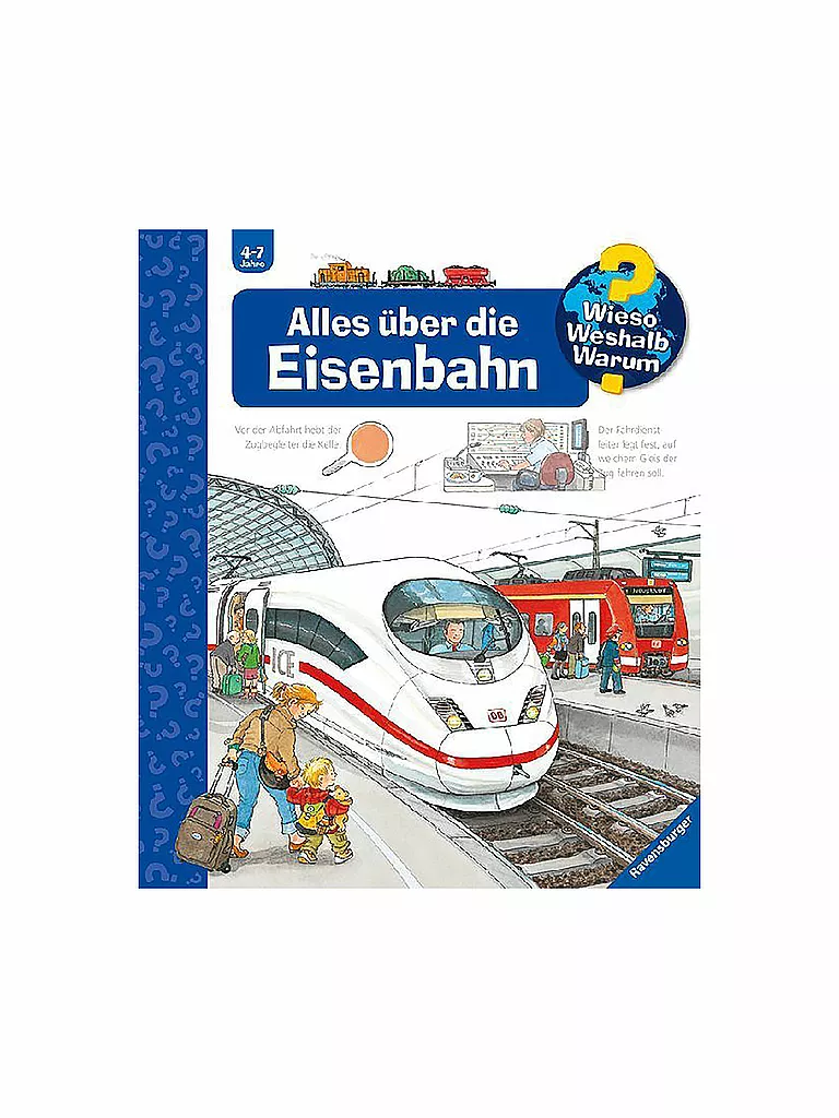 RAVENSBURGER | Buch - Wieso Weshalb Warum - Alles über die Eisenbahn Band 8 | keine Farbe