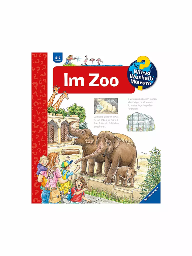 RAVENSBURGER | Buch - Wieso Weshalb Warum - Im Zoo Band 45 | keine Farbe