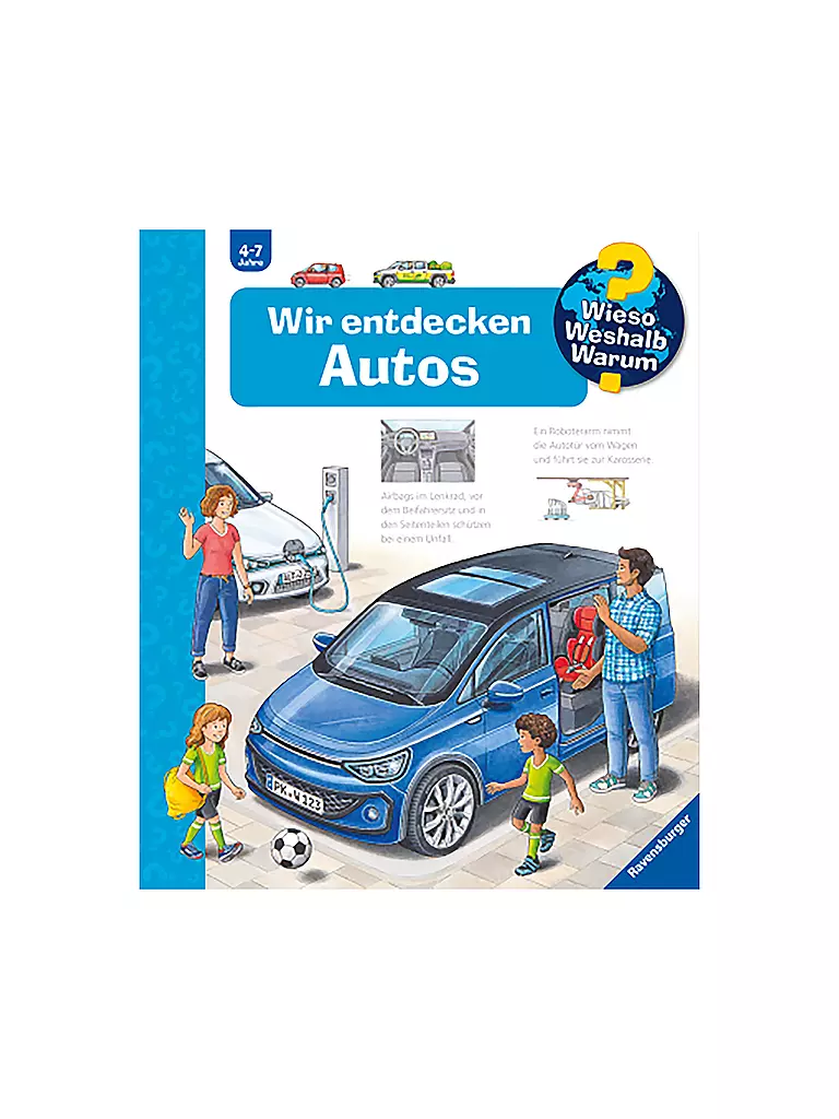 RAVENSBURGER | Buch - Wieso Weshalb Warum - Wir entdecken Autos Band 28 | keine Farbe