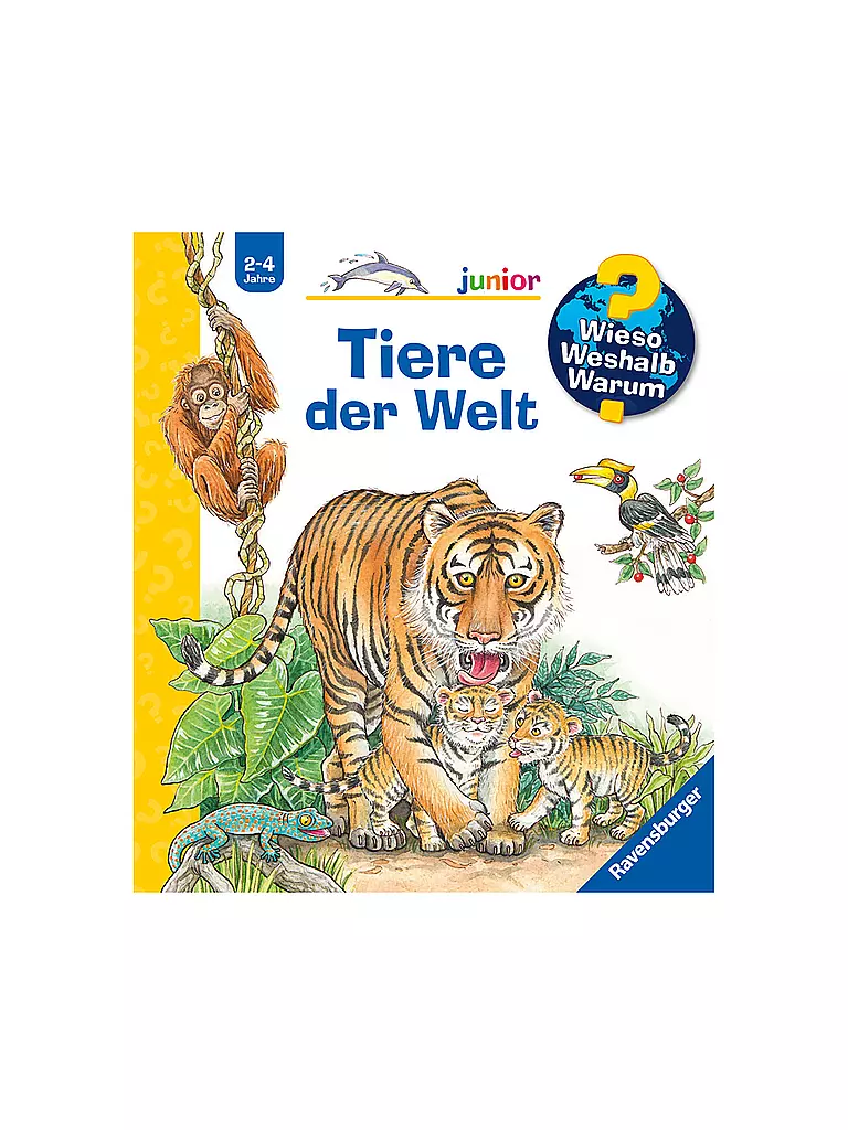 RAVENSBURGER | Buch - Wieso Weshalb Warum Junior - Tiere der Welt | keine Farbe