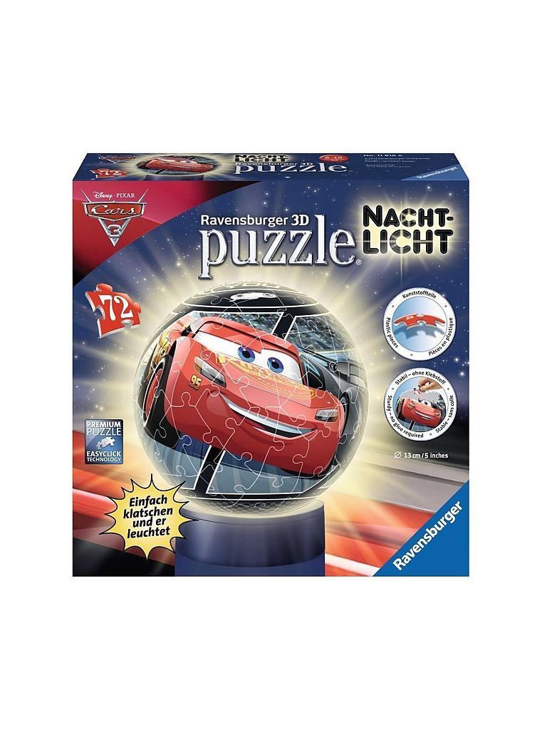 RAVENSBURGER | Cars 3 - 3D-Puzzleball mit Nachtlicht | keine Farbe