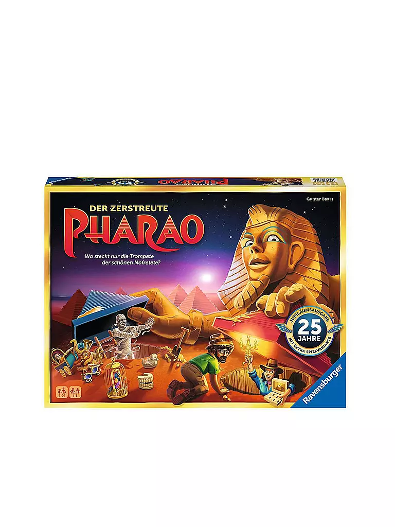 RAVENSBURGER | Der zerstreute Pharao - 25 Jahre Jubiläumsausgabe | keine Farbe