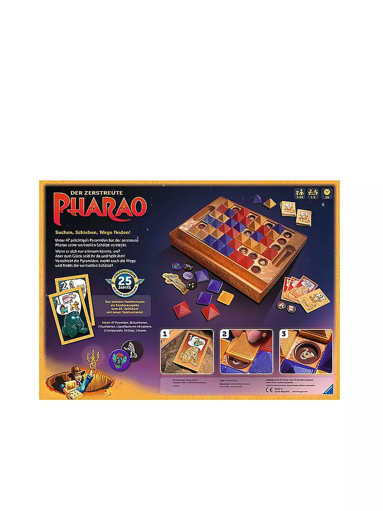 RAVENSBURGER | Der zerstreute Pharao - 25 Jahre Jubiläumsausgabe | keine Farbe