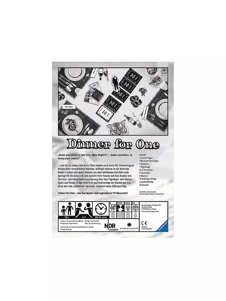 RAVENSBURGER | Dinner for One | keine Farbe