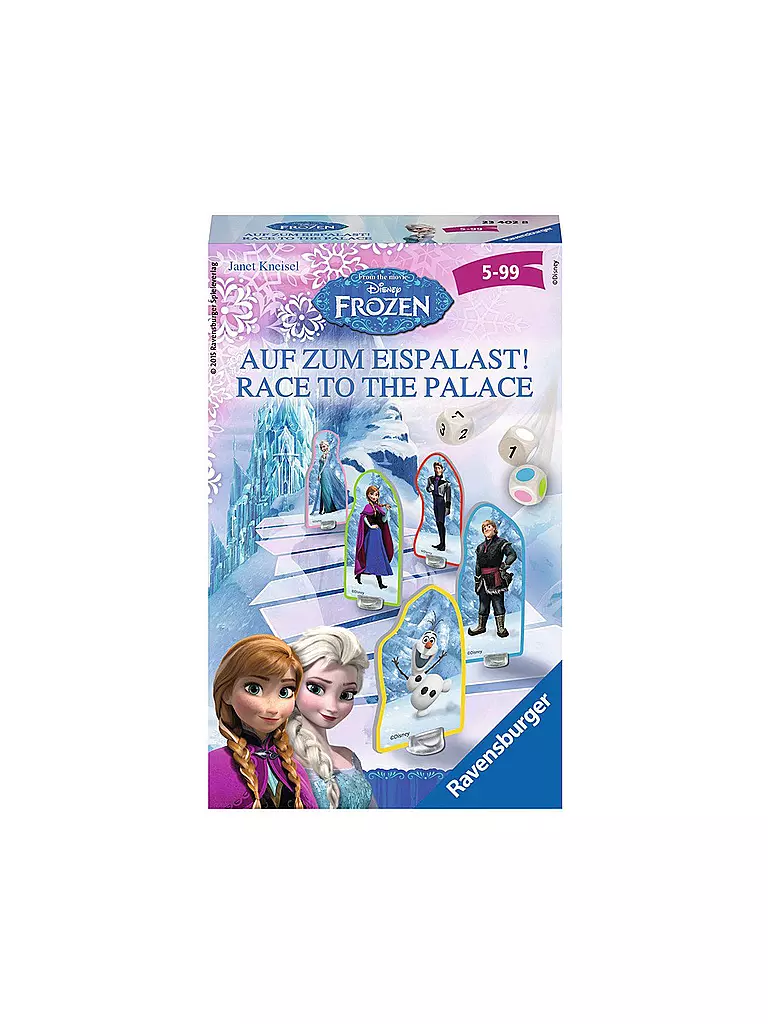 RAVENSBURGER | Disney Frozen - Die Eiskönigin - Brettspiele auf zum Eispalast - Mitbringspiel  | keine Farbe