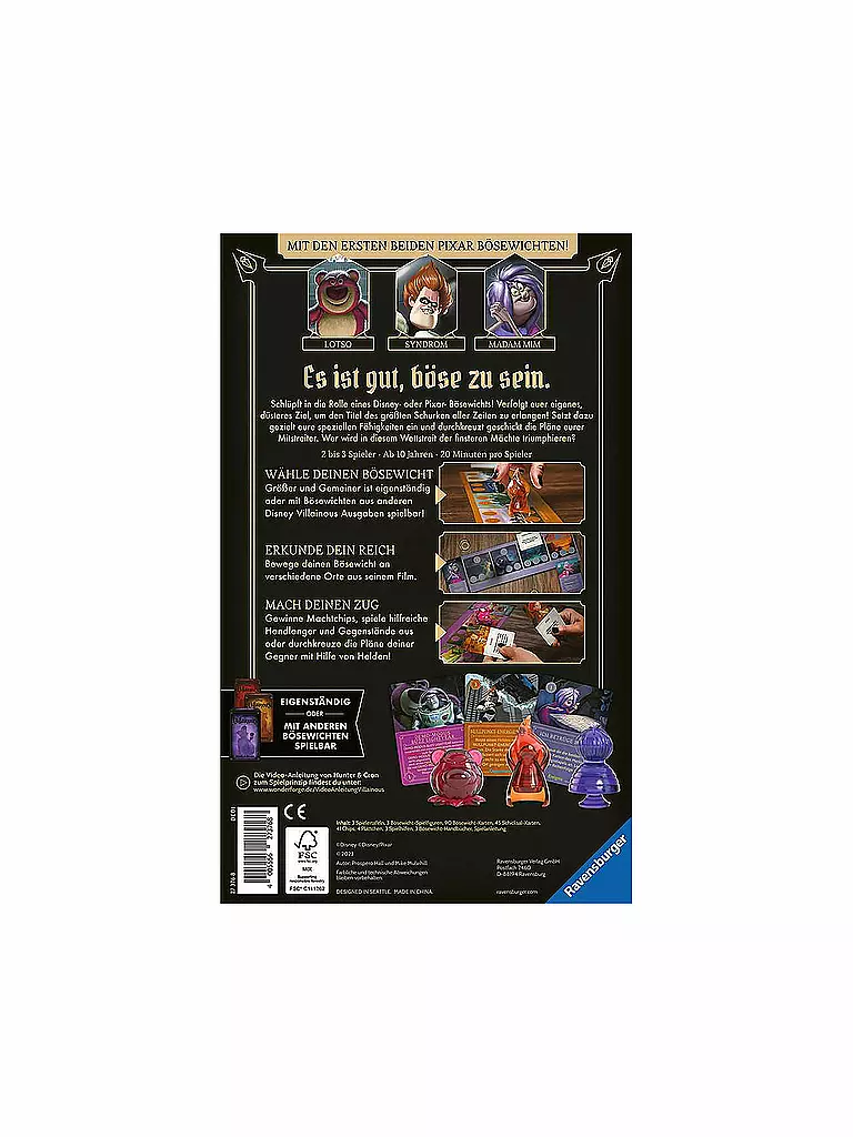 RAVENSBURGER | Disney Villainous - Größer und Gemeiner, 5. Erweiterung | keine Farbe