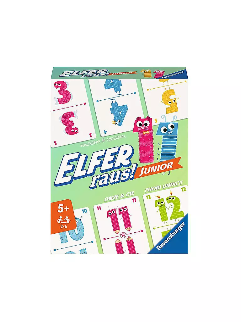 RAVENSBURGER | Elfer Raus! Junior | keine Farbe