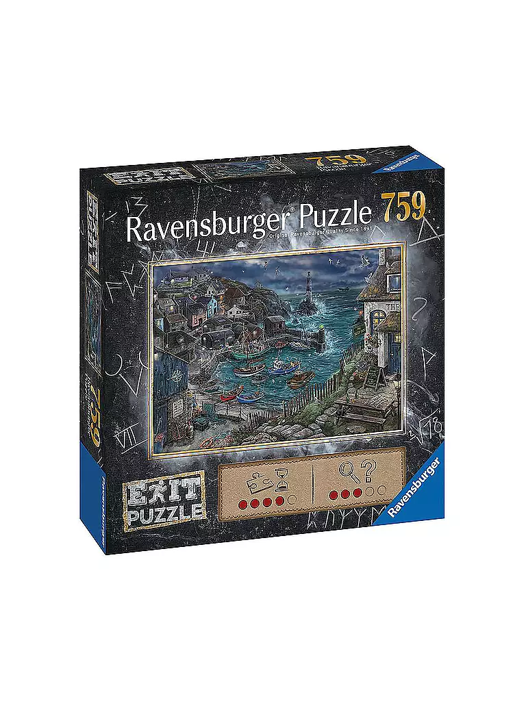 RAVENSBURGER | EXIT Puzzle - Das Fischerdorf - 759 Teile | keine Farbe