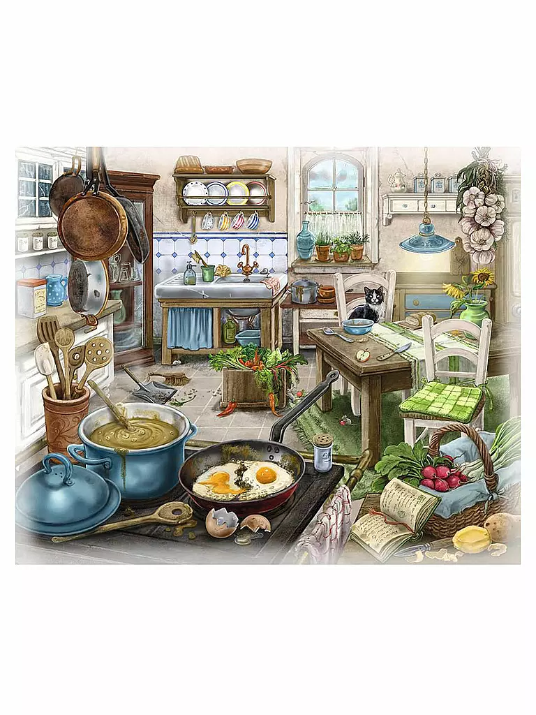 RAVENSBURGER | EXIT Puzzle 16877 - Im Gutshaus Küche – 99 Teile | keine Farbe