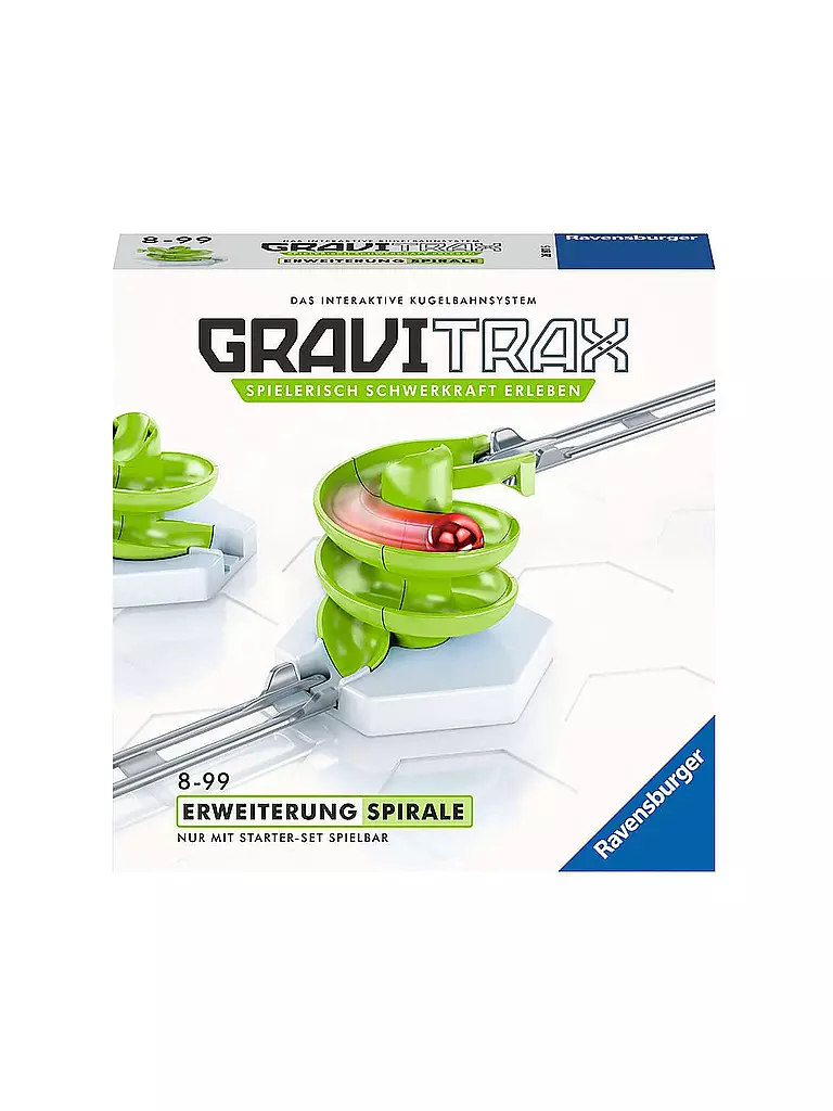 RAVENSBURGER | GraviTrax Kugelbahn - Erweiterung Action-Stein Spirale | keine Farbe