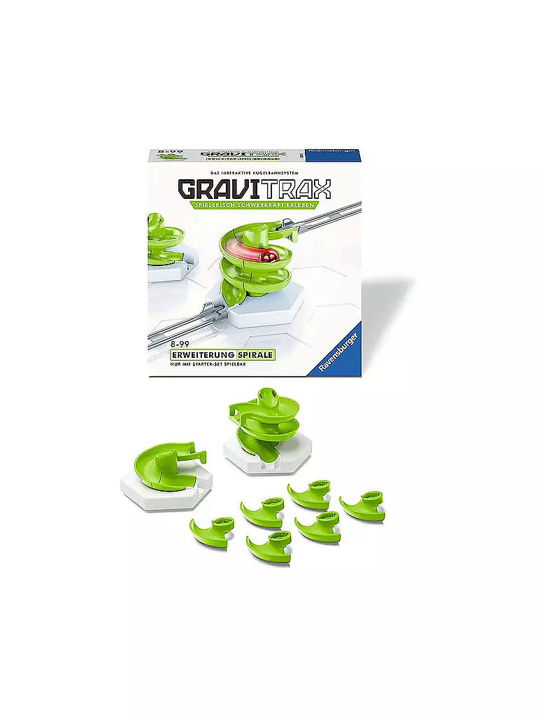 RAVENSBURGER | GraviTrax Kugelbahn - Erweiterung Action-Stein Spirale | keine Farbe
