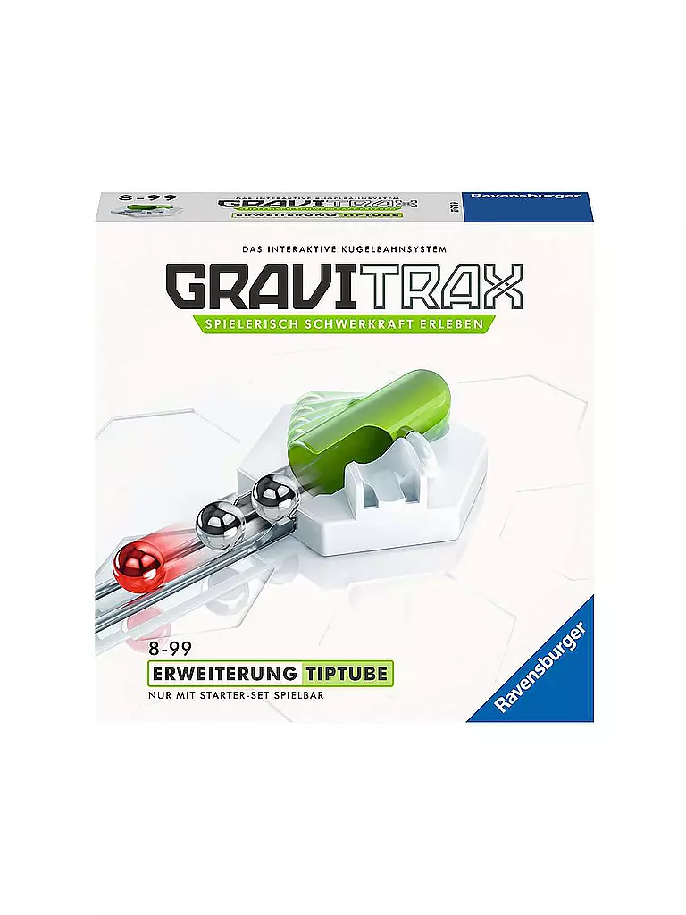 RAVENSBURGER | GraviTrax Kugelbahn - Erweiterung TipTube 27618 | transparent