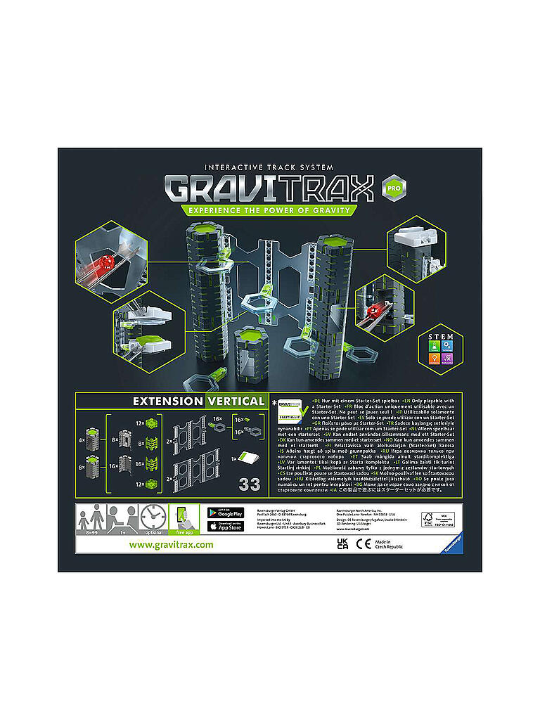 RAVENSBURGER | GraviTrax PRO Erweiterung Vertical  | keine Farbe