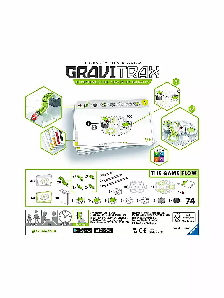 RAVENSBURGER | GraviTrax The Game Flow | keine Farbe