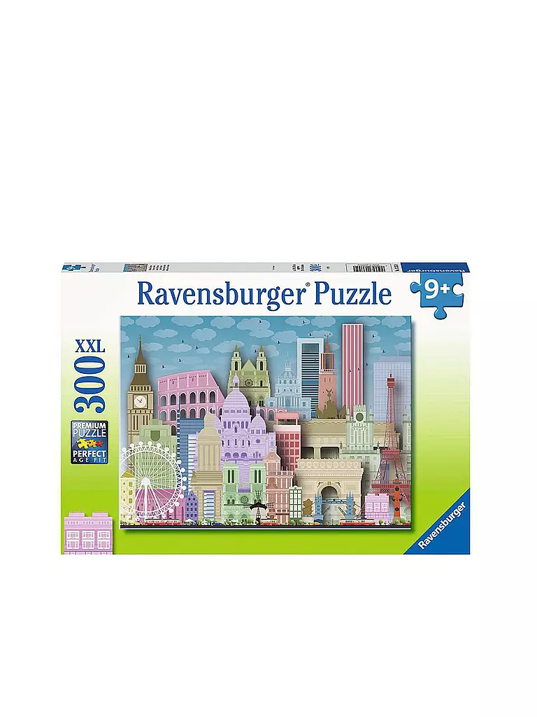 RAVENSBURGER | Kinderpuzzle - Buntes Europa - 300 Teile | keine Farbe