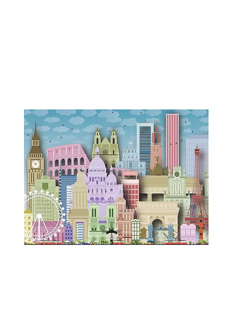 RAVENSBURGER | Kinderpuzzle - Buntes Europa - 300 Teile | keine Farbe