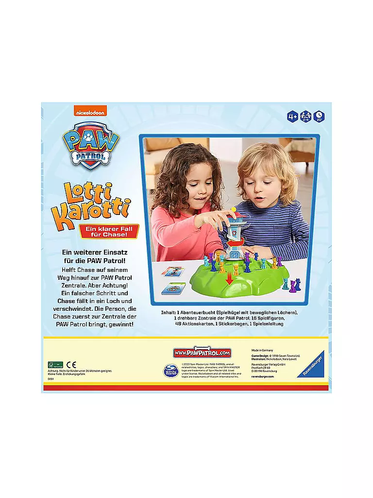 RAVENSBURGER | Kinderspiel - PAW Patrol Lotti Karotti | keine Farbe