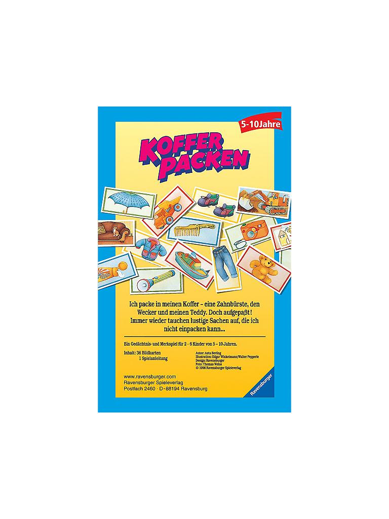 RAVENSBURGER | Koffer Packen - Mitbringspiel  | keine Farbe